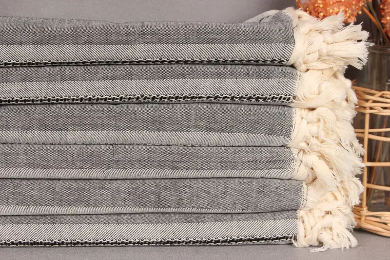 68x40 Cotton Striped Towel, Custom Wedding Gift, Antibacterial Turkish peshtemal towel, Valentines Gift, Spa Towel, Wedding Favors, Beach towel - 2