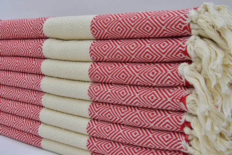 Personalized Wedding Gift, Monogrammed Hand Towel, Wedding Favors, Xmas Gifts, Customized Turkish Towel, Bathroom Towels, 36x20 Cotton Diamond Towel - 3