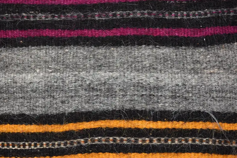 Vintage Cushion Case, Wool Kilim Pillow Cushion Cover, Pillow Cover, Turkish Pillow, Throw Kilim Pillow, Vintage Pillow, 20x20 Brown Pillow Cover - 3