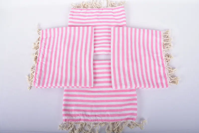 Monogram el havlu, 40x18 pamuklu çizgili havlu, kişiselleştirilmiş hediye, monogram mutfak havlu, kişiselleştirilmiş ev hediyesi düğünü, gelin duş hediyeleri - 6