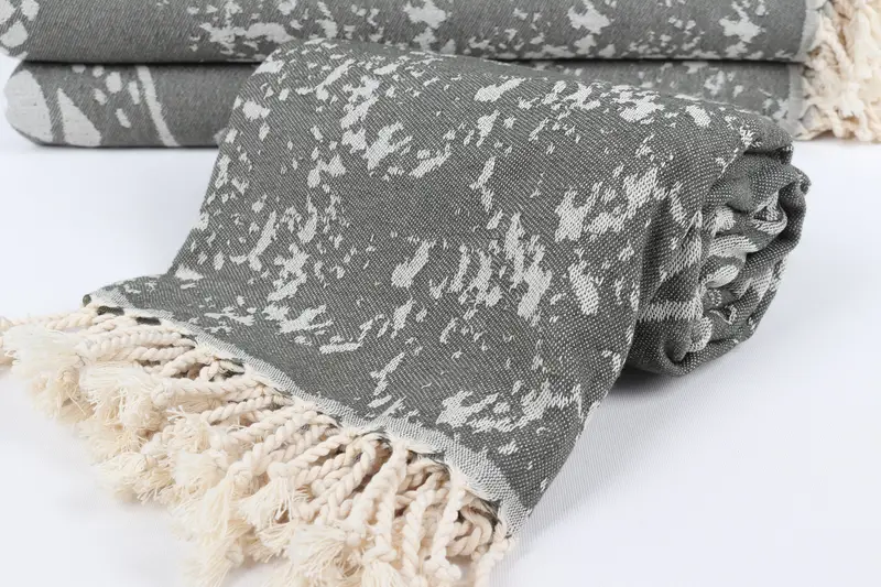 Personalized Gift For Him, Quick-Dry Beach Towel, Organic Cotton Towel, Lightweight towel, 70x40 Cotton Carretta Patterned Towel, Personalized Gift - 5