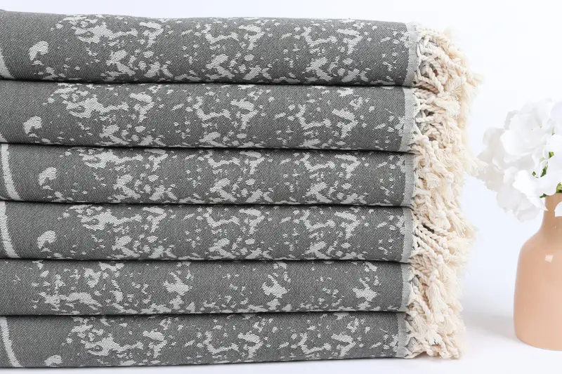Personalized Gift For Him, Quick-Dry Beach Towel, Organic Cotton Towel, Lightweight towel, 70x40 Cotton Carretta Patterned Towel, Personalized Gift - 4