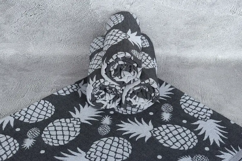 70x36 Cotton Pineapple Design Towel, Beach towel, Custom Towel, Bachelorette Towel, Personalized Bridesmaid Gift, Best Friend Christmas Gift - 8
