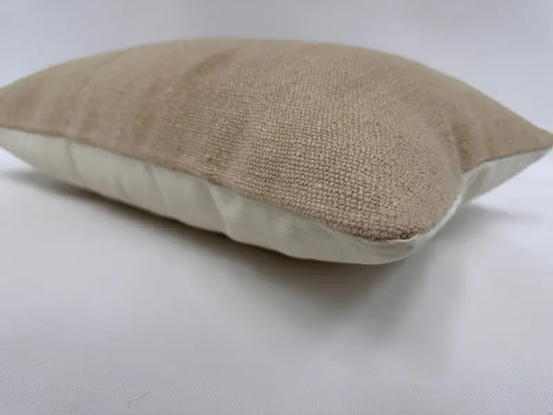 Pillow Sham, Boho Pillow Sham Cover, 12x24 Beige Pillow Cover, Vintage Kilim Throw Pillow, Pillow for Couch, Square Throw Cushion - 6