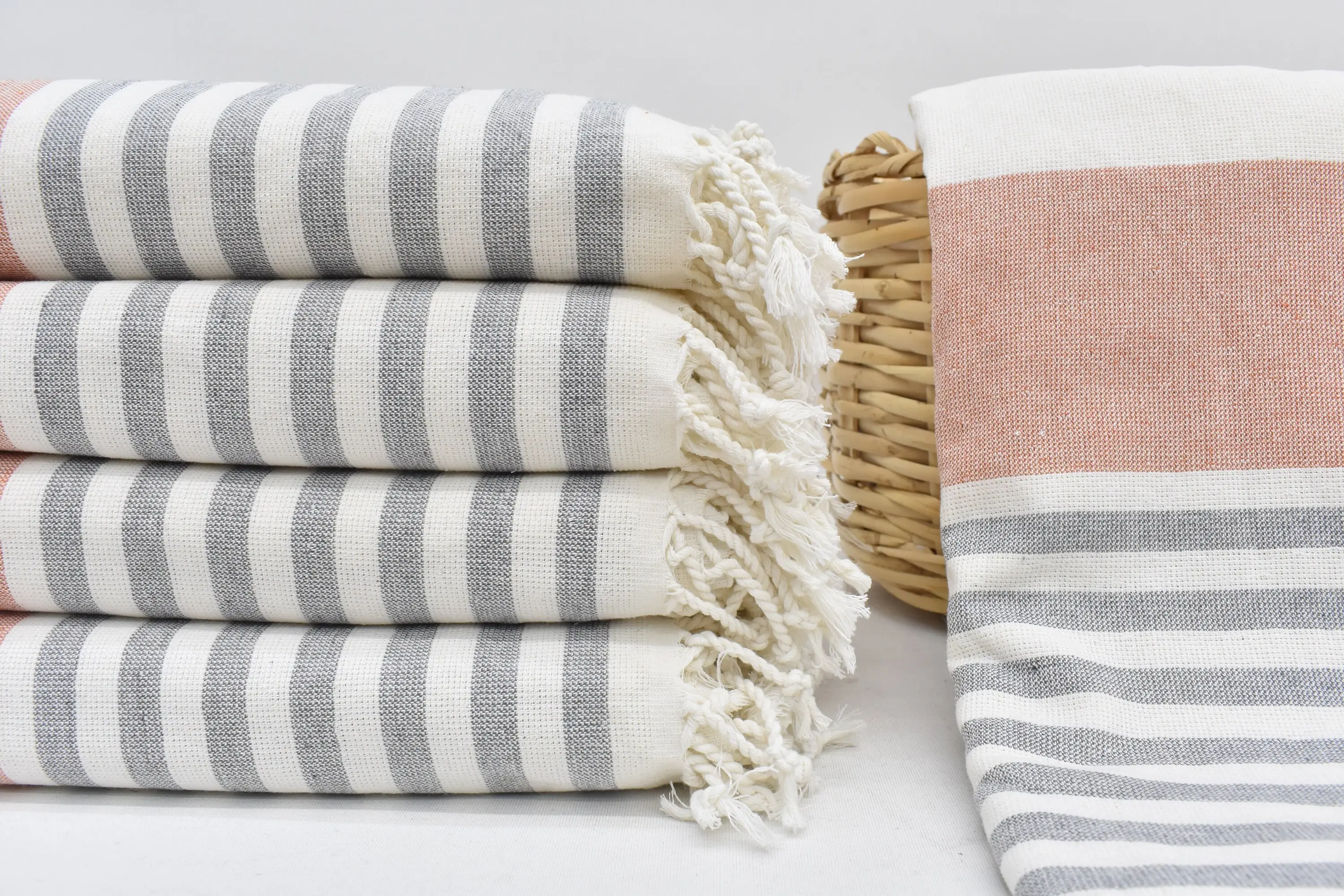 Turkish Beach Towel, Personalized Wedding Gift, 67x36 Inches - 1