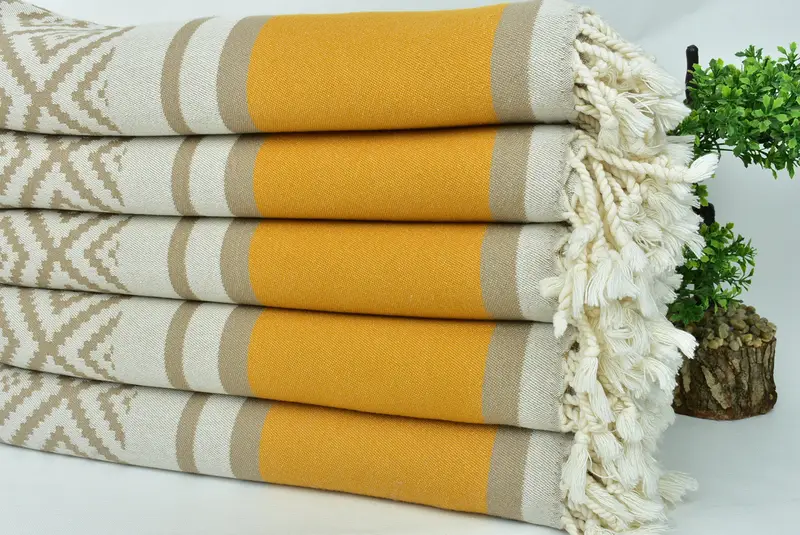 Monogram Turkish Towel, Family Gift, Luxury towel, Bachelorette Gifts, Unique Wedding Gift, 70x36 Cotton Sun Design Towel, Gift For The Home Decor - 4