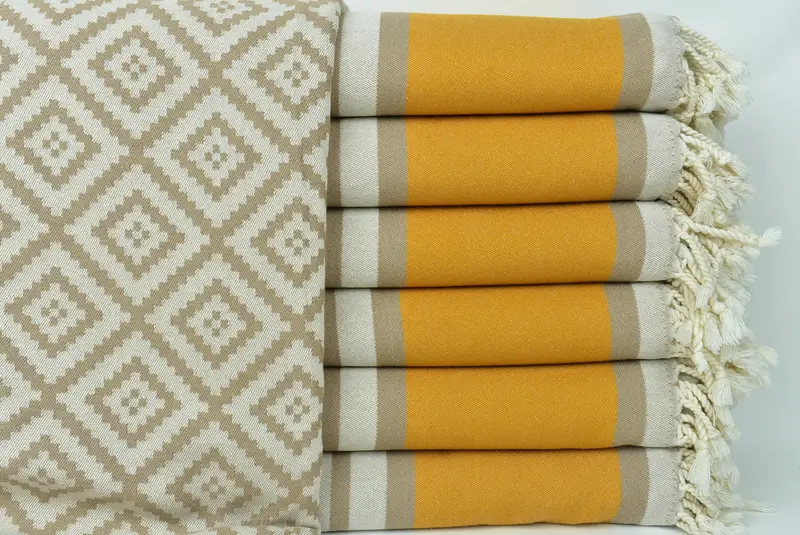 Monogram Turkish Towel, Family Gift, Luxury towel, Bachelorette Gifts, Unique Wedding Gift, 70x36 Cotton Sun Design Towel, Gift For The Home Decor - 2