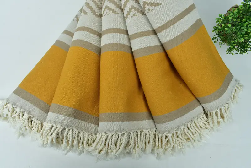 Monogram Turkish Towel, Family Gift, Luxury towel, Bachelorette Gifts, Unique Wedding Gift, 70x36 Cotton Sun Design Towel, Gift For The Home Decor - 5