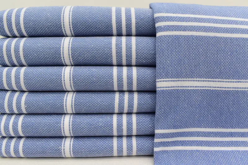 Best Friend Gift, First Wedding Anniversary Gift, Bathroom Towels, Kitchen Towel, Wedding Gift, 40x24 Cotton Striped Towel, Bachelor Gifts - 1