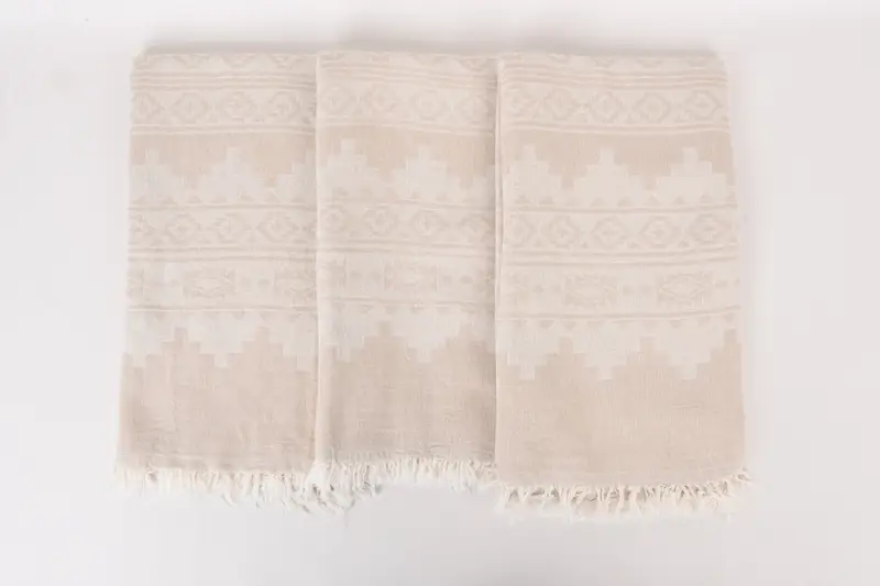 Turkish hand towel, Turkish beach towel with fringe, Personalized Gift, Turkish bath towel, Spa Gift Towel, Employee Gifts, 70x36 Cotton Aztec Towel - 8