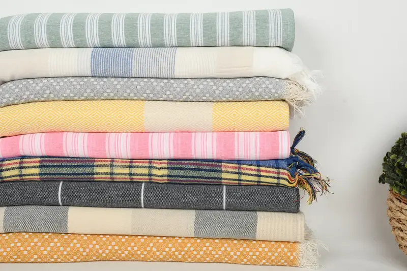 Summer Towel, Yoga Towel, Bachelorette Towel, Wedding Gift, Memorial Gift, Family Gift Basket, Thin towel, 70x40 Cotton Set of 10 Towel, Beach towel - 3