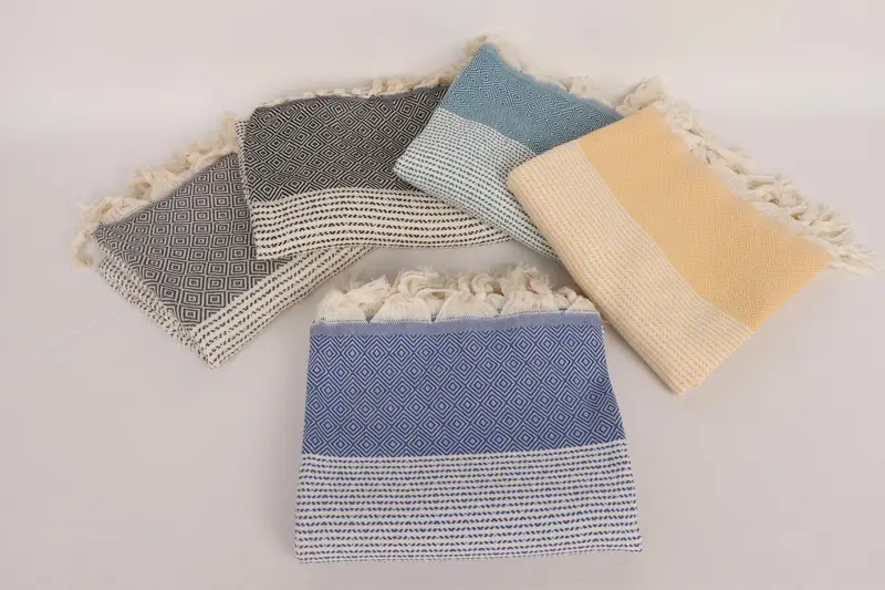 Quick-Dry Beach Towel, Turkish Towel Personalized, Spa Towel, Wedding For Favor, 70x36 Cotton Diamond Towel, Personalized Towel, Wedding Favors - 3