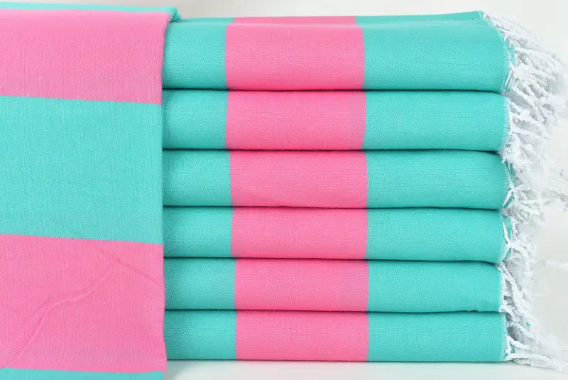 Personalized Beach Towel, Hammam Towel USA, Bath towel, Wedding Gift For Bride, Turkish bath towel, Holiday Towel, 70x40 Cotton Striped Towel - 1