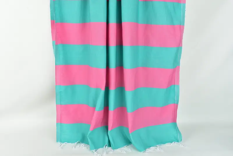 Personalized Beach Towel, Hammam Towel USA, Bath towel, Wedding Gift For Bride, Turkish bath towel, Holiday Towel, 70x40 Cotton Striped Towel - 8