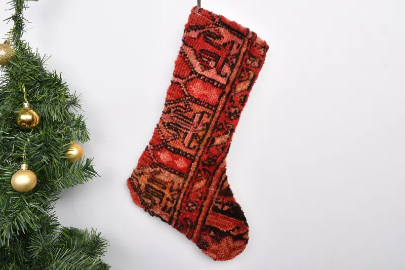 Media festiva de adorno navideño de 7 pulgadas, acogedora decoración navideña