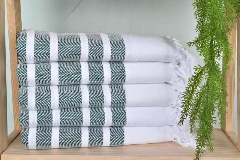 Summer Gift Ideas, Sand-resistant towel, Peshtemal, 70x40 Cotton Herringbone Towel, Unique Wedding Gift, Home Decor Gifts, Turkish Towel USA - 2