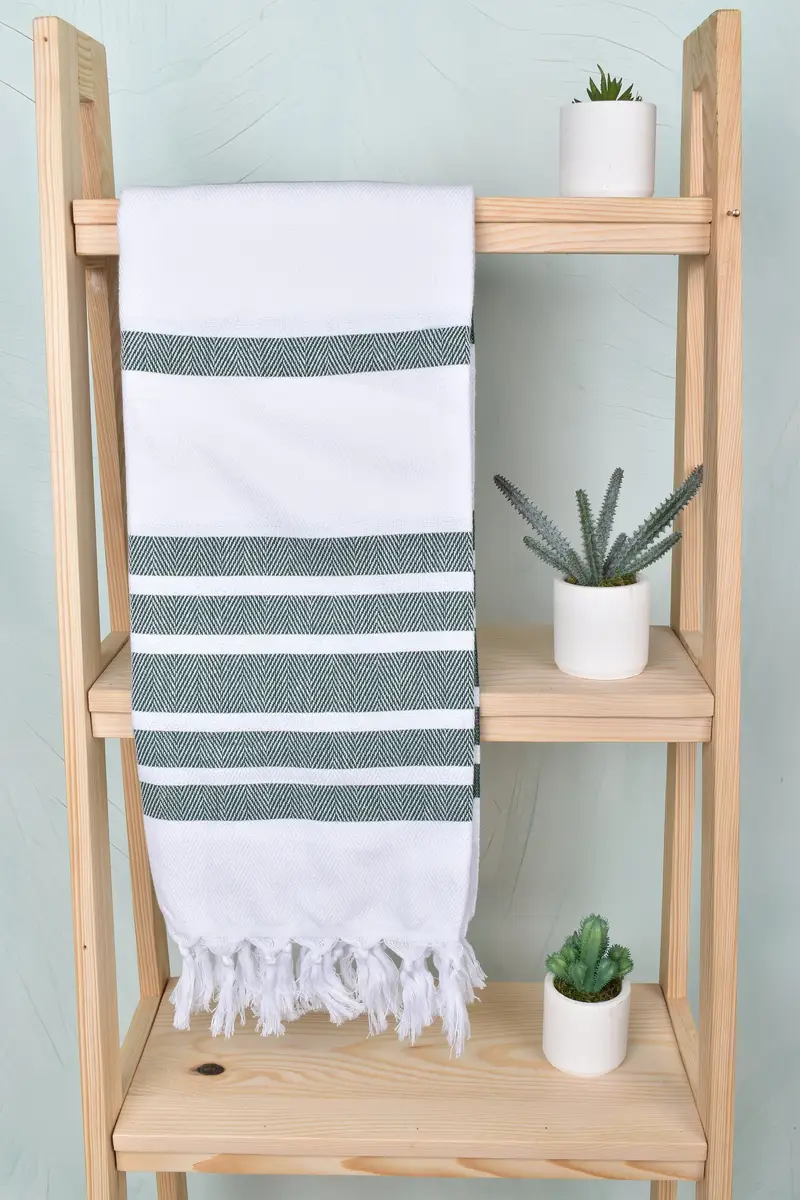 Summer Gift Ideas, Sand-resistant towel, Peshtemal, 70x40 Cotton Herringbone Towel, Unique Wedding Gift, Home Decor Gifts, Turkish Towel USA - 8