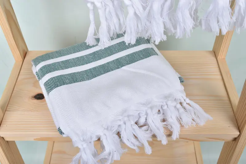 Summer Gift Ideas, Sand-resistant towel, Peshtemal, 70x40 Cotton Herringbone Towel, Unique Wedding Gift, Home Decor Gifts, Turkish Towel USA - 5