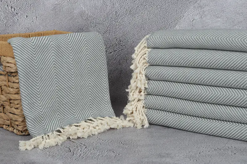 Best Beach Towel, 70x40 Cotton Herringbone Towel, Bachelorette Party Gifts Bridesmaids, Bachelorette Party Gifts, Best Friend Christmas Gift - 3