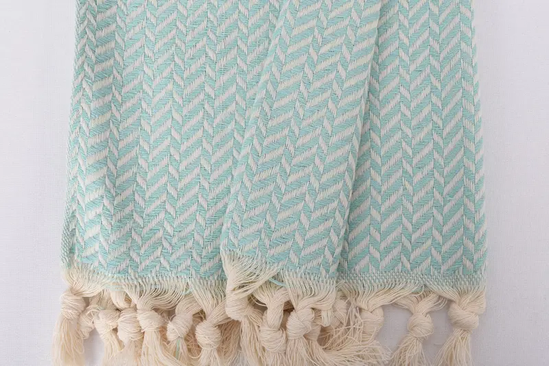 Personalized Gifts, Custom Hand Towel, Turkish Hand Towel, Summer Towel, 36x18 Cotton Chevron Towel, Bachelorette Towel, Christmas Hand Towel - 8
