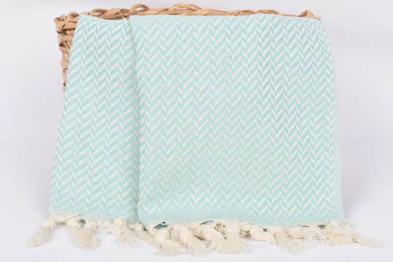 Personalized Gifts, Custom Hand Towel, Turkish Hand Towel, Summer Towel, 36x18 Cotton Chevron Towel, Bachelorette Towel, Christmas Hand Towel - 5