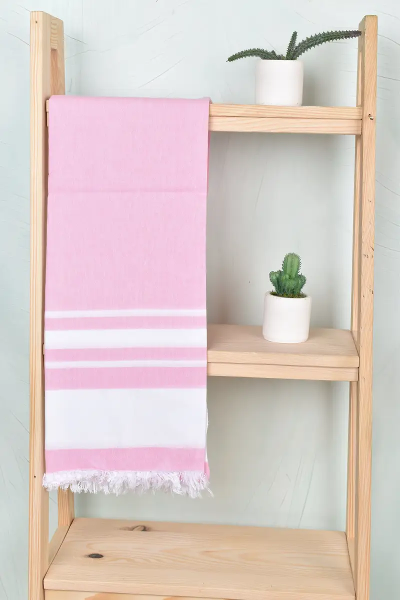 Kids Beach Towel, Beach Wedding Favor, 68x36 Cotton Striped Towel, Lightweight Turkish towel, Baby Boy Gift, Gift For Her, Handmade Gift - 8