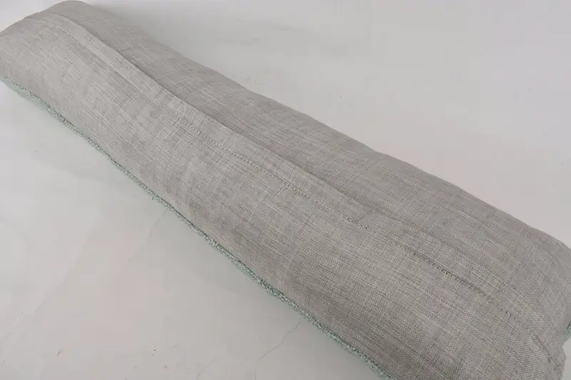 Pillow Sham, Gift Pillow, Ikat Pillow Cover, Luxury Pillow, Throw Kilim Pillow, Interior Designer Pillow, 12x43 Gray Cushion - 7