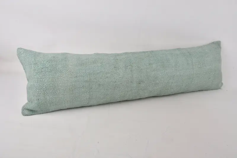Pillow Sham, Gift Pillow, Ikat Pillow Cover, Luxury Pillow, Throw Kilim Pillow, Interior Designer Pillow, 12x43 Gray Cushion - 2