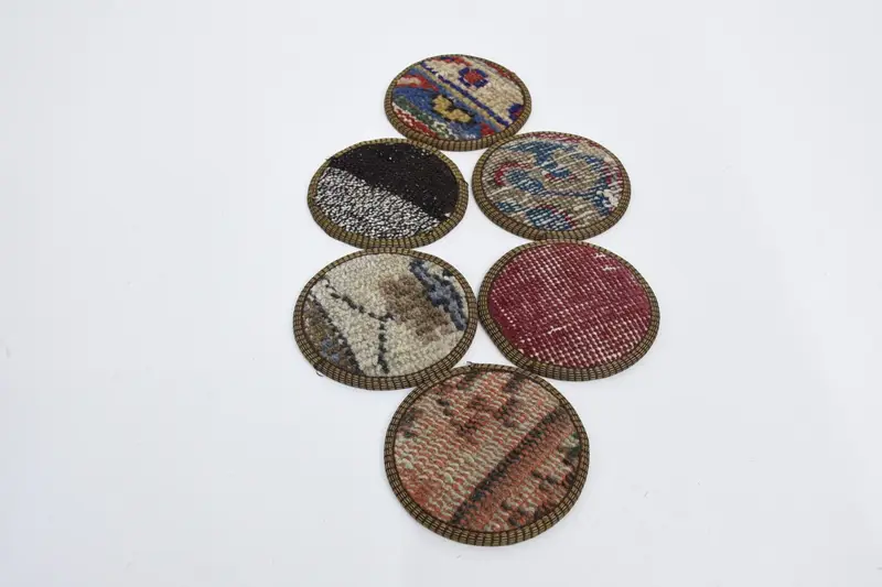 Blue and Brown Coasters, Stylish and Durable Table Protectors