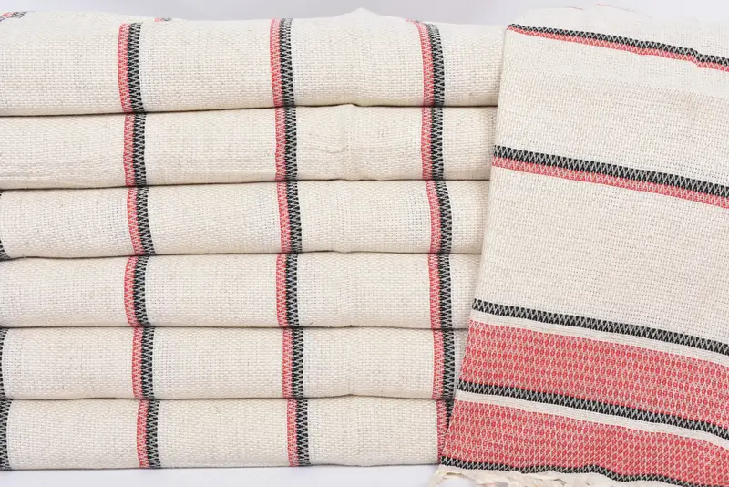 Wedding Favors, Travel Towel, Bulk Order Towel, Wedding Shower Gift, 40x20 Linen Striped Towel, Personalized Hand Towel, Personalized Dish Towel - 2