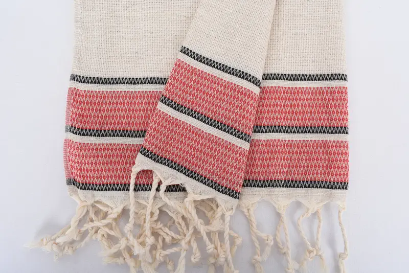 Wedding Favors, Travel Towel, Bulk Order Towel, Wedding Shower Gift, 40x20 Linen Striped Towel, Personalized Hand Towel, Personalized Dish Towel - 8