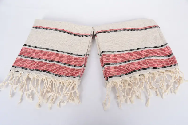Wedding Favors, Travel Towel, Bulk Order Towel, Wedding Shower Gift, 40x20 Linen Striped Towel, Personalized Hand Towel, Personalized Dish Towel - 6