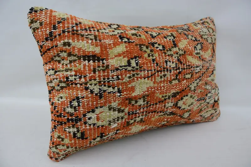 12x20 Red Pillow Case, Vintage Kilim Pillow, Antique Pillows, Cushion, Art Deco Pillow Sham, Chair Cushion, Home Decor Pillow - 2