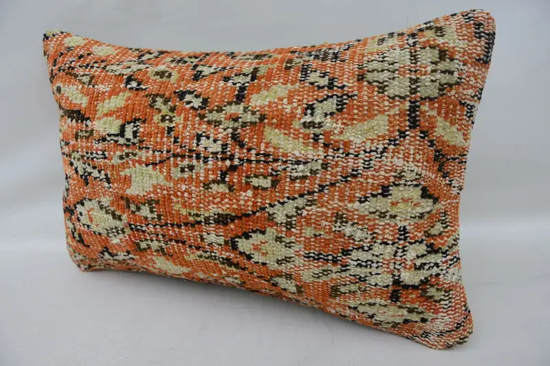 12x20 Red Pillow Case, Vintage Kilim Pillow, Antique Pillows, Cushion, Art Deco Pillow Sham, Chair Cushion, Home Decor Pillow - 3