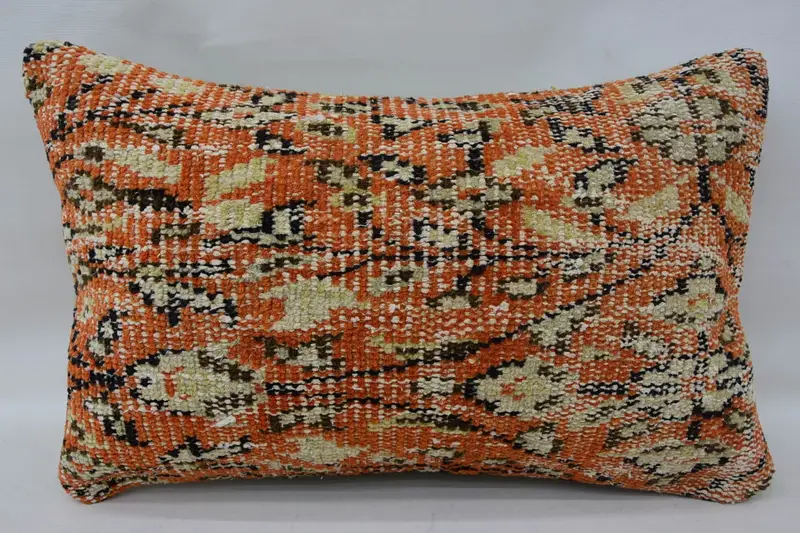 12x20 Red Pillow Case, Vintage Kilim Pillow, Antique Pillows, Cushion, Art Deco Pillow Sham, Chair Cushion, Home Decor Pillow - 4