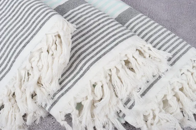 68x40 Cotton Striped Terry Towel, Monogram Beach Towel, Lightweight towel, Personalized Gifts, Bridesmaid Gifts Personalized, Turkish Bath Towel USA - 5