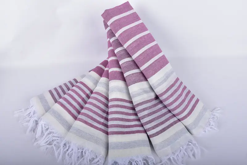 Personalized Turkish Towel, Bachelor Gifts, 68x40 Cotton Striped Towel, Bachelorette Party Gifts Bridesmaids, Beach Towel Bulk, Bridal Shower Favor - 4