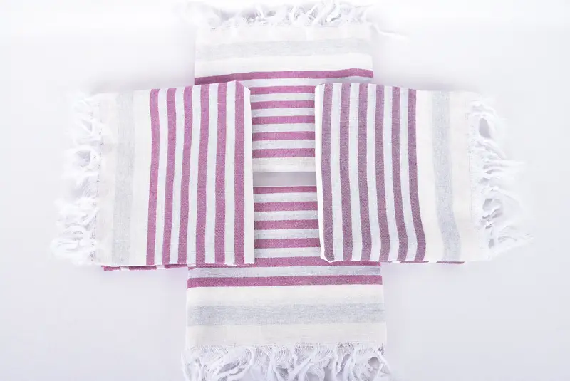 Personalized Turkish Towel, Bachelor Gifts, 68x40 Cotton Striped Towel, Bachelorette Party Gifts Bridesmaids, Beach Towel Bulk, Bridal Shower Favor - 6
