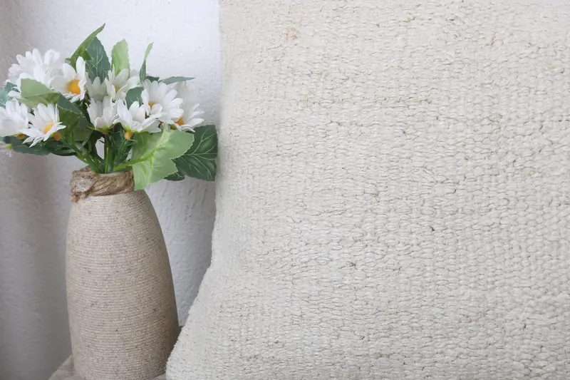 Pillow, 12x24 Beige Cushion Cover, Ethnical Kilim Rug Pillow, Outdoor Patio Pillow Case, Boho Pillow, Throw Kilim Pillow, Cotton Cushion Cover - 3