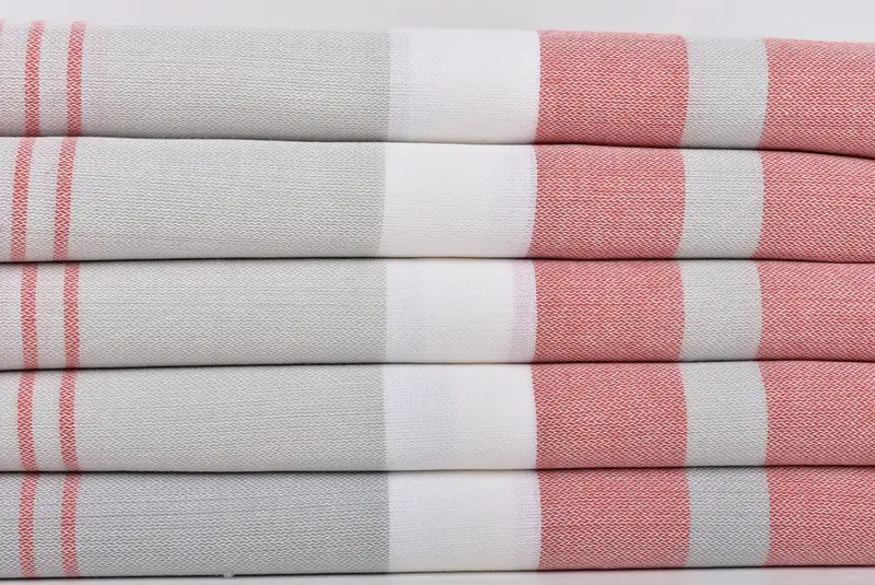 Monogram Turkish Towel, Sand-free towel, 70x40 Cotton Striped Towel, Hammam towel, Bathroom Towel, Handmade Turkish bath towel for summer vacation - 2