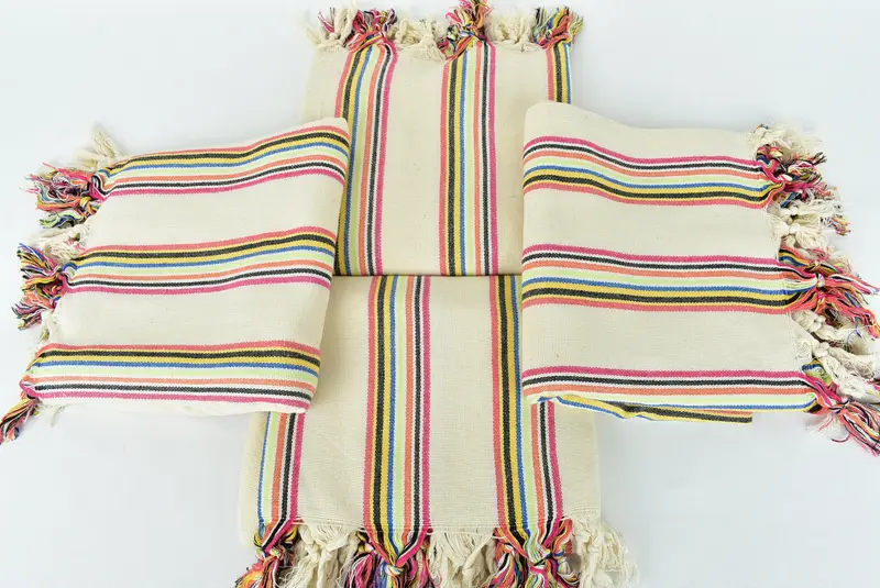 Fouta towel, Spa Gift Towel, Personalized Turkish bath towel for home decor, Bachelor Gifts, Thin towel, Bathroom Towel, 70x38 Cotton Striped Towel - 6