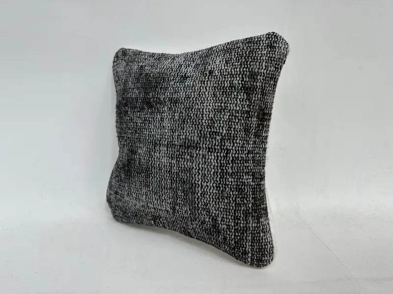 Couch Cushion, Yoga Cushion, Home Decor Pillow, 12x12 Black Cushion, Luxury Cushion, Antique Pillows, Cushion Case, Boho Pillow Sham Cover - 4