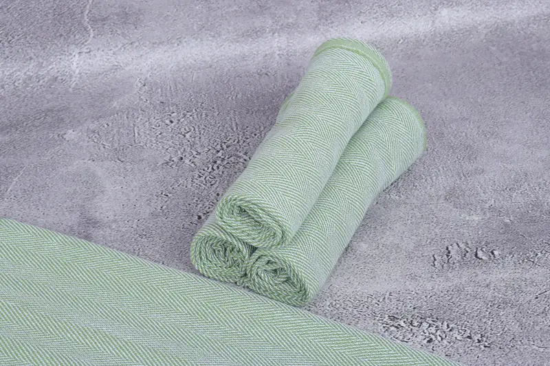 Monogram Hand Towel, Beach Wedding Favor, Engagement Gift, Personalized Gift, Wedding Gift, 36x18 Cotton Herringbone Towel, Custom Wedding Gifts - 8