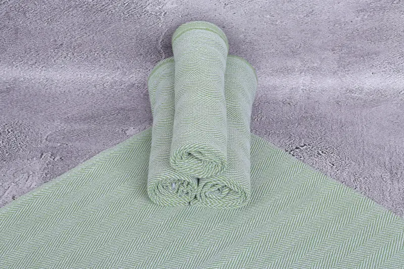 Monogram Hand Towel, Beach Wedding Favor, Engagement Gift, Personalized Gift, Wedding Gift, 36x18 Cotton Herringbone Towel, Custom Wedding Gifts - 7