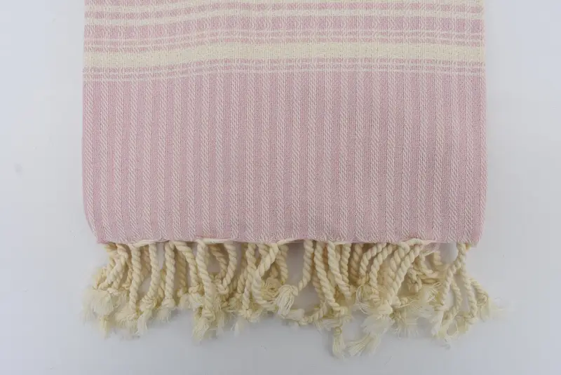 Welcome Wedding Gift, Embroidery Towel, Personalized Bridesmaid Gift, Beach towel, Beach Theme Wedding Gift, Soft towel, 68x38 Cotton Striped Towel - 6
