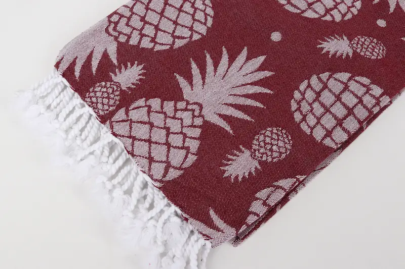 Yoga Towel, Summer Gift, Sand-free towel, Bachelor Gifts, 70x36 Cotton Pineapple Design Towel, Custom Beach Towels, Bridesmaid Gifts Personalized - 8