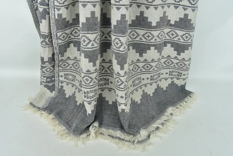 Bridesmaid Gifts, Monogram Beach Blanket, Personalized Blanket, 86x56 Cotton Kilim Towel, Decorative Bedspread, Unique Gift, Throw Blanket Couch - 8