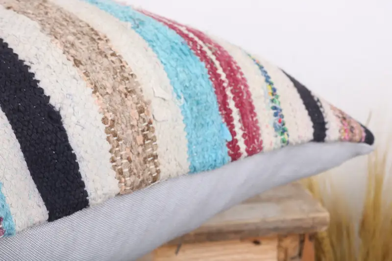 Vintage Pillow, Gift Pillow, 20x20 White Cushion Case, Cushion Cover, Kilim Pillow Cover, Meditation Cushion Case, Bohemian Cushion Cushion - 6