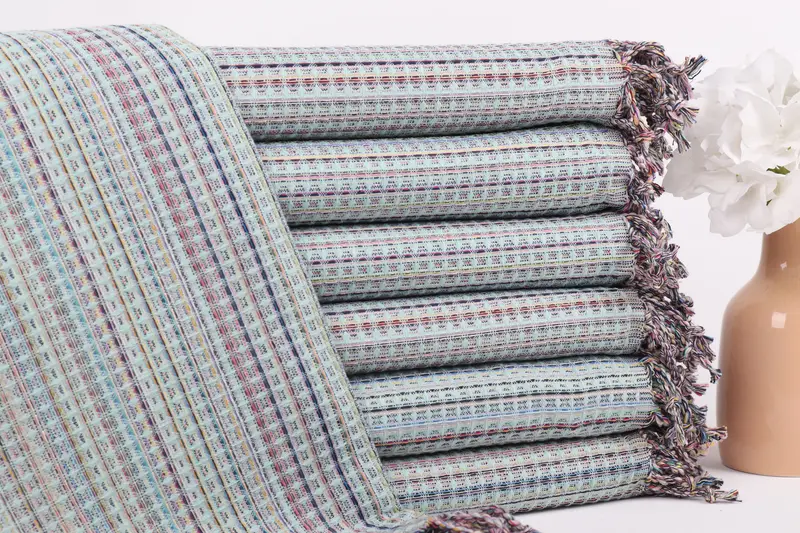 Absorbent Turkish towel, Valentines Day Gift, Bridesmaid Gifts, Personalized Beach Towel, 70x40 Cotton Geometric Towel, Bulk Order Towel - 1