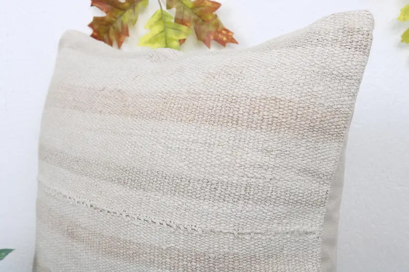 Vintage Kilim Throw Pillow, Pillow, Antique Pillows, Wholesale Cushion, Pillow for Sofa, 18x18 White Pillow Cover, Bright Cushion Cover - 5